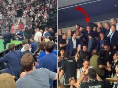 Basket derbisinde ortalık karıştı! İşte Ali Koç’un Beşiktaş taraftarlarıyla tartıştığı anlar