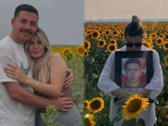 Bu acının tarifi yok! Şehit eşinin resmi ile poz verdi, düştüğü not yürekleri dağladı