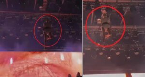 Derya Uluğ sahneye uçarak geldi, 9 kilo ağırlığındaki elbisesiyle şaşırttı