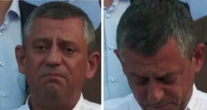 Özgür Özel, kameraların karşısında göz yaşlarını tutamadı