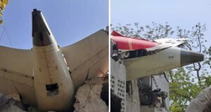 Hindistan’da düşen uçağın enkazından ilk bilanço! Her yerden cansız beden çıkıyor