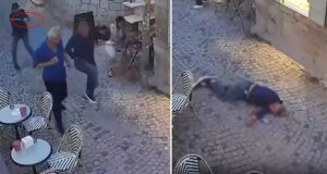 İş insanına silahlı saldırı kamerada! Bir anda yere yığıldı