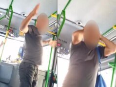 İki öğrenciyi otobüste taciz etti, yakalanınca kendini tokatladı