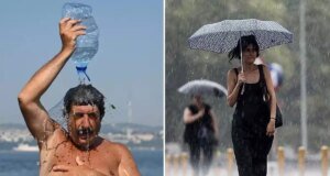 Önce aşırı sıcaklar sonra sağanak! Termometrelerde sert düşüş