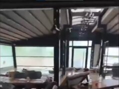 Trabzon’da sel felaketi! Kebapçıyı sular bastı