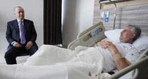 Cumhurbaşkanı Erdoğan’dan, Yalçın’a “geçmiş olsun” ziyareti