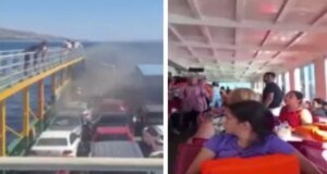 200 yolculu feribotta yangın paniği! Vali’den açıklama geldi