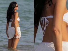 Ünlü oyuncunun filtresiz bikinili fotoğraflarını görenler gözlerine inanamadı
