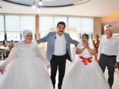 Denizli’de Down Sendromlu İki Arkadaşın Gelin Olma Hayali Gerçekleşti
