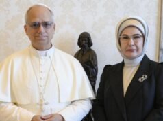 Emine Erdoğan, Papa 14. Leo ile görüştü