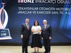 Tekaydınlar Otomotiv’e OİB’den bronz ihracat ödülü