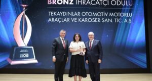 Tekaydınlar Otomotiv’e OİB’den bronz ihracat ödülü