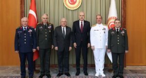 TBMM Başkanı Kurtulmuş, Güler ve TSK komuta kademesini kabul etti