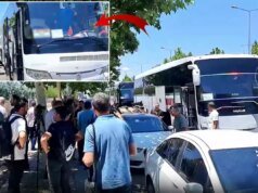 Silah bırakma töreni için Diyarbakır’dan 4 otobüs hareket etti