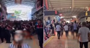 Taklitçi esnaftan linç girişimi! Avukatı dövdüler, jandarmanın kafasında sandalye kırdılar