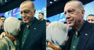 Emine Erdoğan eşinin omzunda gözyaşlarına boğuldu