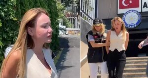 Ters kelepçeyle gözaltına alınan Meral Kaplan, adliyeye gözyaşları içinde sevk edildi