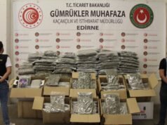 Gümrük Muhafaza ekipleri 1,6 milyar TL’lik uyuşturucu ele geçirdi
