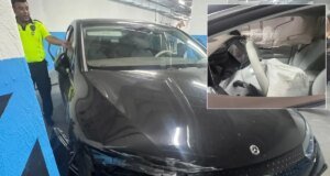 Valenin hayatını karartan kaza; lüks araç kullanılamaz hale geldi