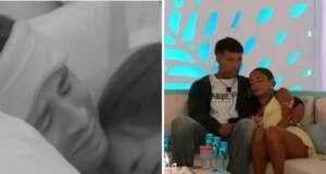 Yarışmacı kendisinden ayrılma kararı alan kız arkadaşına sarılıp gözyaşlarına boğuldu