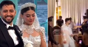 Burak Bulut ve Eda Sakız’ın düğününde yok yok! Kırbaçlı after parti şok etti