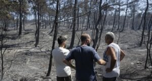 Çanakkale’deki orman yangınında alevler içinde kalan site sakinleri o anları anlattı