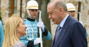 Cumhurbaşkanı Erdoğan, Meloni ve Dibeybe’yi kabul etti