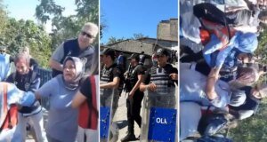 İstenmeyen görüntüler! Vatandaşların günlerdir direndiği mahalleye polis girdi