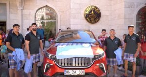 Kızılcahamam’da Geleneksel Sünnet Şöleni Togg Konvoyu ile Yapıldı