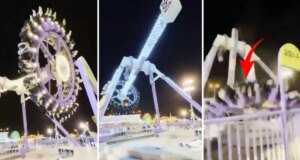 Lunaparkta facia! Eğlence aracı ortadan ikiye kırıldı, çok sayıda yaralı var