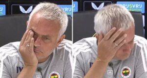Acı haberi basın toplantısında alan Mourinho gözyaşlarını tutamadı