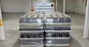 Antalya’da 119 bin 500 litre kaçak alkol ele geçirildi