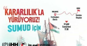 Üsküdar’da Sumud Filosu’na ve Gazze’ye destek yürüyüşü düzenlenecek
