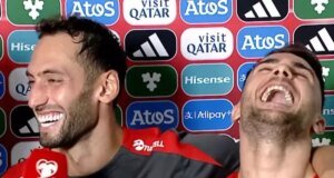 Hakan Çalhanoğlu ve Yunus Akgün’den tartışma iddialarına kahkahalı cevap