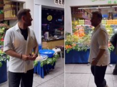 Manav alışverişine çıkan Okan Buruk: İyiyiz, her şey yolunda