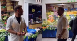 Manav alışverişine çıkan Okan Buruk: İyiyiz, her şey yolunda