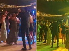 Sinem Kobal ve Kenan İmirzalıoğlu’ndan düğünde “Erik Dalı” performansı