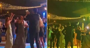 Sinem Kobal ve Kenan İmirzalıoğlu’ndan düğünde “Erik Dalı” performansı
