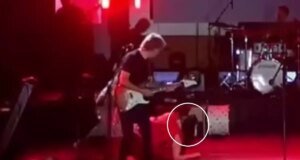 Tuğçe Kandemir sahnede talihsiz kaza yaşadı